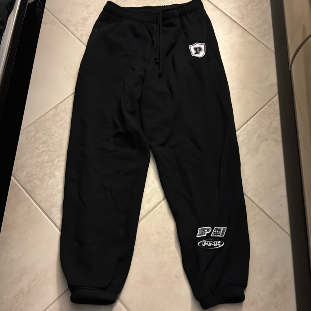 Pink logo sweatpants